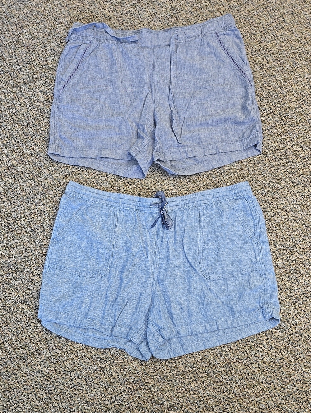 ✨️Set Of 2✨️ Womens' XL Eddie Bauer Chambray Shorts